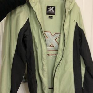 Lime green small zero xposur jacket